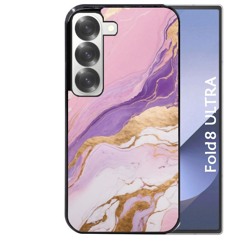 Coque pour Z FOLD 8 ULTRA marbre violet