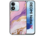 Coque pour Redmi Note 17 et PRO 4G 5G Max marbre violet
