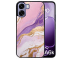 Coque pour Oppo A6 A6 A6K marbre violet