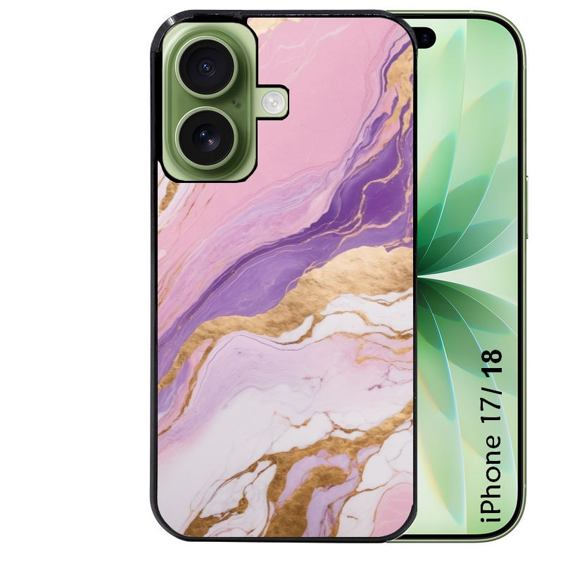 Coque pour Iphone 18 / PRO / PRO MAX / 18E marbre violet