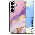 Coque pour Galaxy A08 A18 A28 A38 A58 marbre violet