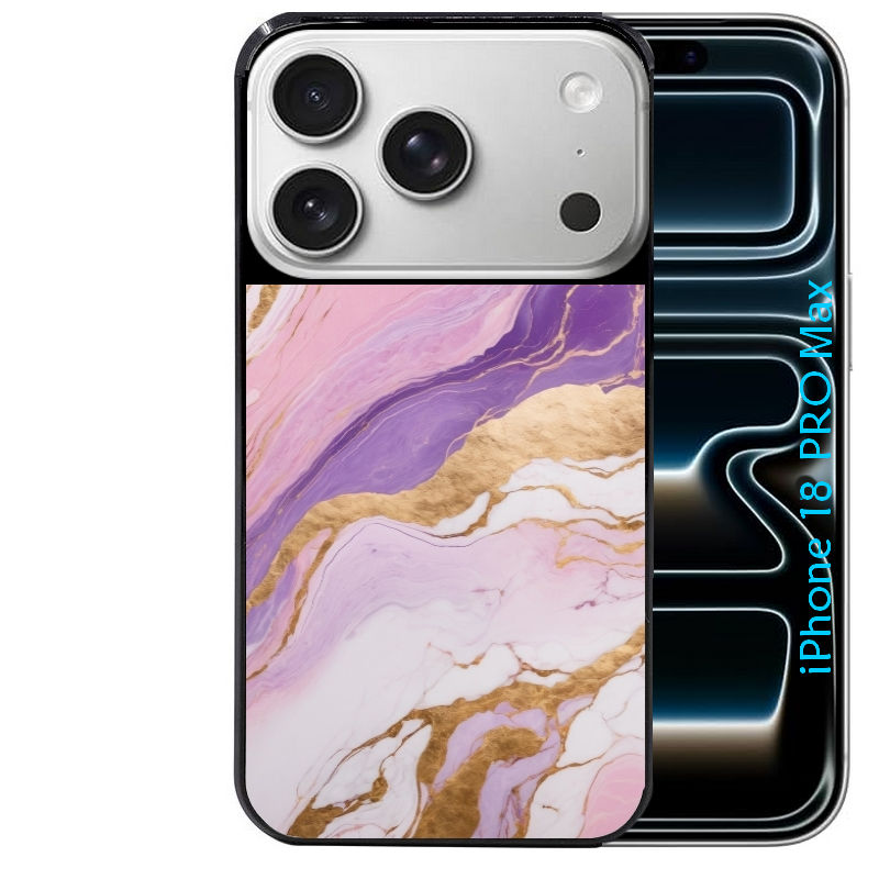 Coque pour Iphone 18 / PRO / PRO MAX / 18E marbre violet