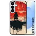 Coque noire taperso pour galaxy S26 et PLUS ULTRA FE avec motif samourai rouge protection antichoc personnalisée