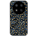 Coque noire taperso pour Magic 7 LITE et PRO avec motif leopard bleu protection antichoc personnalisée