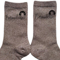 Chaussettes paillettes bronze motif baroudeuse
