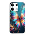 Coque taperso pour POCO X6 5G avec motif papillon arc protection antichoc personnalisée