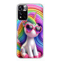 Coque taperso pour Redmi Note 11 4G PRO 5G 11S avec motif licorne pop art protection antichoc personnalisée