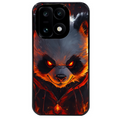 Coque noire taperso pour OnePlus 15 avec motif panda very angry protection antichoc personnalisée