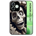 Coque noire pour Honor 600 LITE avec motif tete de mort smile protection antichoc personnalisée