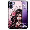 Coque pour Oppo A6 A6 A6K personnalisée tete de mort calavera druide