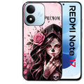 Coque pour Redmi Note 17 et PRO 4G 5G Max personnalisée tete de mort calavera druide