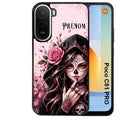 Coque pour POCO C81 PRO personnalisée tete de mort calavera druide
