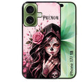 Coque pour Iphone 18 / PRO / PRO MAX / 18E personnalisée tete de mort calavera druide