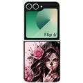 Coque pour Z FLIP 6 7 8 personnalisée tete de mort calavera druide