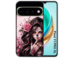 Coque pour Pixel 10 / 11 / PRO / XL personnalisée tete de mort calavera druide