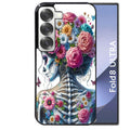 Coque pour Z FOLD 8 ULTRA tete de mort calavera papillon