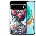 Coque pour Pixel 10 / 11 / PRO / XL tete de mort calavera papillon