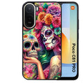 Coque pour POCO C81 PRO tete de mort calavera skull