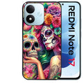 Coque pour Redmi Note 17 et PRO 4G 5G Max tete de mort calavera skull