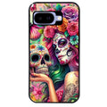 Coque pour Pixel 8A 9A 10A tete de mort calavera skull
