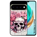 Coque pour Pixel 10 / 11 / PRO / XL tete de mort floral