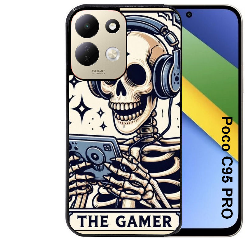 Coque pour POCO C95 PRO mort gamer