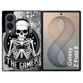 Coque pour Z FOLD 8 tete de mort gamer beton