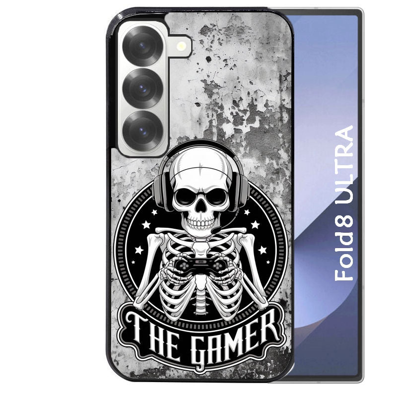 Coque pour Z FOLD 8 ULTRA tete de mort gamer beton