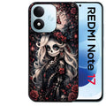 Coque pour Redmi Note 17 et PRO 4G 5G Max tete de mort halloween