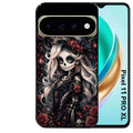 Coque pour Pixel 10 / 11 / PRO / XL tete de mort halloween