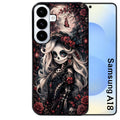 Coque pour Galaxy A08 A18 A28 A38 A58 tete de mort halloween