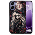 Coque pour Oppo A6 A6 A6K tete de mort halloween