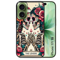 Coque pour Iphone 18 / PRO / PRO MAX / 18E tete de mort lovers