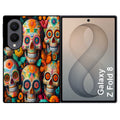 Coque pour Z FOLD 8 mort mexicaine papillon