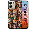 Coque pour Redmi 17 et 17C 4G 5G mort mexicaine papillon