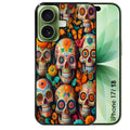 Coque pour Iphone 18 / PRO / PRO MAX / 18E mort mexicaine papillon