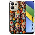 Coque pour POCO C95 PRO mort mexicaine papillon