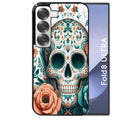 Coque pour Z Fold 8 / ULTRA mort mexicaine turquoise