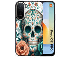 Coque pour POCO C81 PRO mort mexicaine turquoise