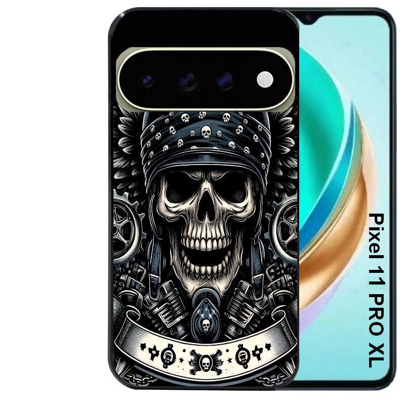 Coque pour Pixel 10 / 11 / PRO / XL mort motard