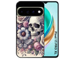 Coque pour Pixel 10 / 11 / PRO / XL tete de mort pastel