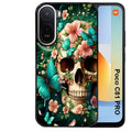 Coque pour POCO C81 PRO tete de mort skull printemps