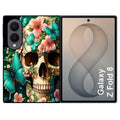 Coque pour Z FOLD 8 tete de mort skull printemps