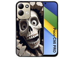 Coque pour POCO C95 PRO mort squelette smile
