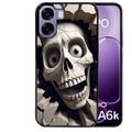 Coque pour Oppo A6 A6 A6K mort squelette smile