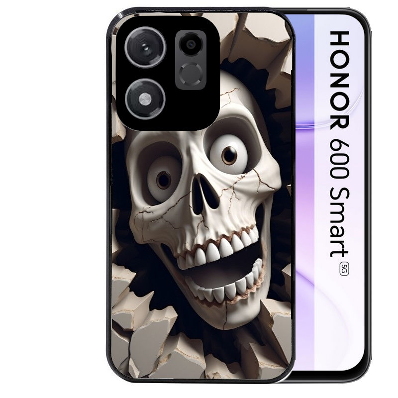 Coque pour Honor 600 SMART mort squelette smile