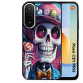 Coque pour POCO C81 PRO tete de mort tag