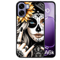 Coque pour Oppo A6 A6 A6K tete de mort tatoo