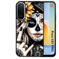 Coque pour POCO C81 PRO tete de mort tatoo