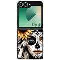 Coque pour Z FLIP 6 7 8 tete de mort tatoo